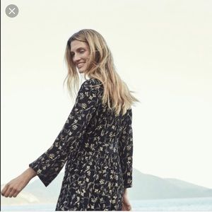 NWT Doen Zinnia Dress sz XS - Black floral